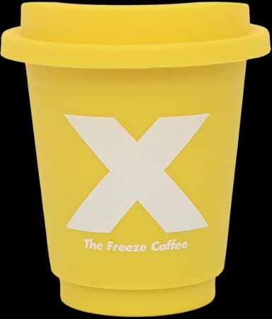 X yellow cup