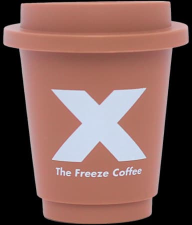 X brown cup