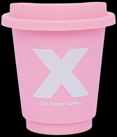 X pink cup